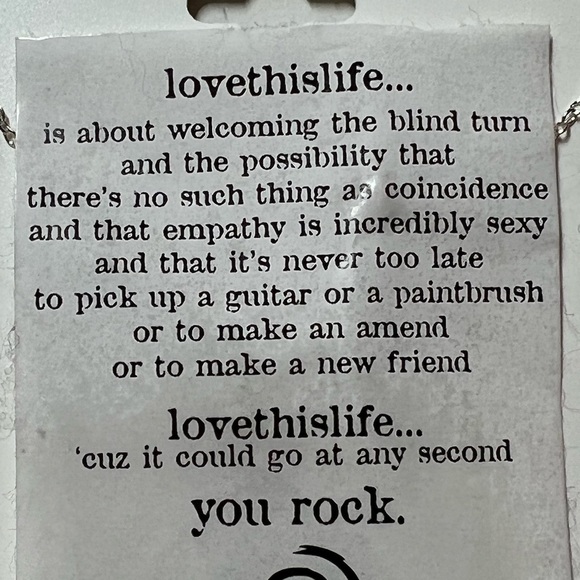 Love This Life NEW Infinity Necklace - Picture 2 of 2